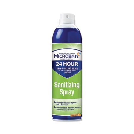 Proctgambl Microban, 24-HOUR DISINFECTANT SANITIZING SPRAY, CITRUS, 15 OZ, 6PK 30130